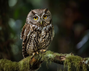 Generative Ai: owl perched on the branch
