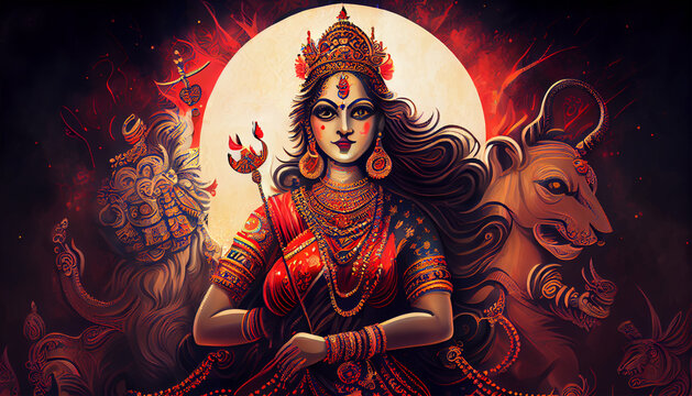 50+ Navratri Special Wallpapers & Wishes Images