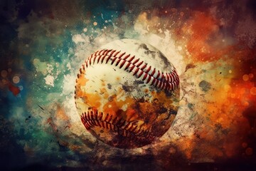 Obraz na płótnie Canvas Baseball. Generative AI