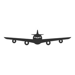 Plane logo icon design template isolated