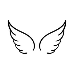 angel wings in heaven hawk feather wing pattern