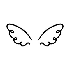 angel wings in heaven hawk feather wing pattern