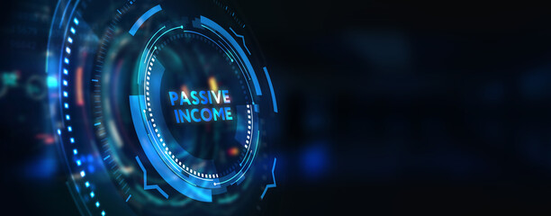 Fototapeta na wymiar Passive income business concept. 3d illustration