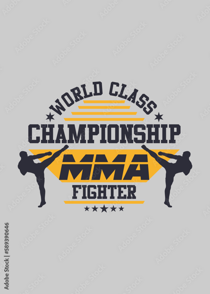 Wall mural MMA CHAMPIONSHIP
