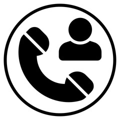 phone call glyph icon
