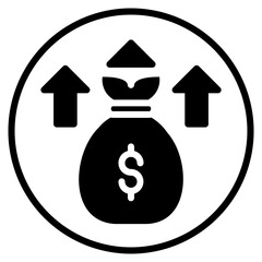 profits glyph icon