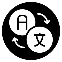 language glyph icon © afif