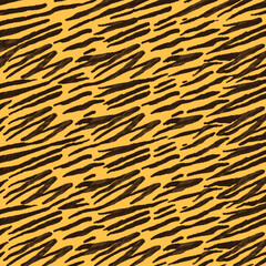 Fabric design, tiger pattern, patchwork pattern