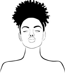 Beautiful Woman Face