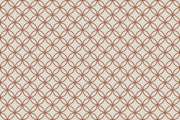 Fototapeta premium 日本風イラスト背景☆七宝模様☆ベクター素材