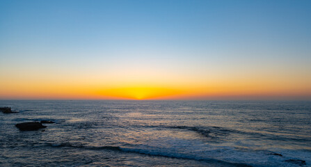 seascape at sunrise panorama. seascape at sunrise outdoor. photo of seascape at sunrise horizon