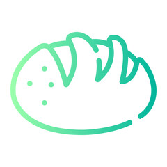 bread gradient icon