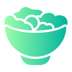 salad gradient icon