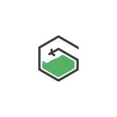 Fototapeta premium Modern Minimalist Logo Icon for Any Business