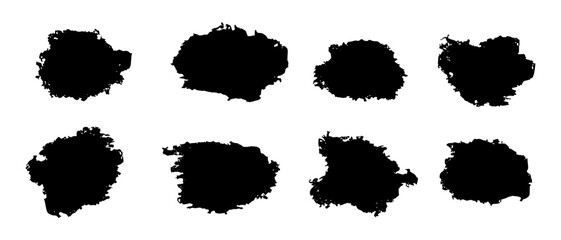 set of ink blots
