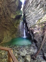 Waterfall Kozjak, Slovenia