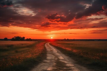 Following the Heart: Road to a Beautiful Sunset 23
