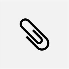 Attachment Icon. Clip Symbol.      