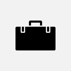 Briefcase Icon. Bag Vector, Sign and Symbol for Design, Presentation, Website or Apps. 