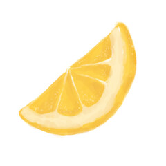 Painting lemon fruit - PNG 