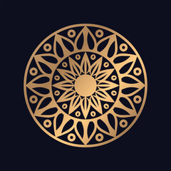 Luxury mandala background with golden arabesque pattern arabic islamic Background