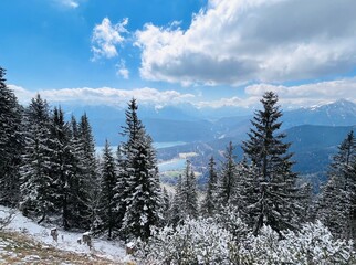 Walchensee in Bayern in den Voralpen