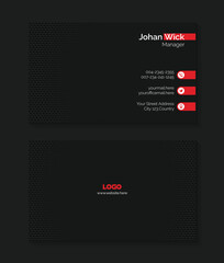 business card template