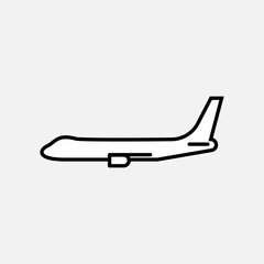 Plane Icon. Aircraft Symbol - Vector.  