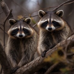 Obraz premium close up of a raccoon