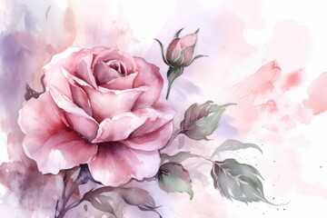 pink rose background