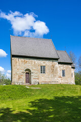 Fototapeta na wymiar Suntak's medieval church from the 12th century in Sweden