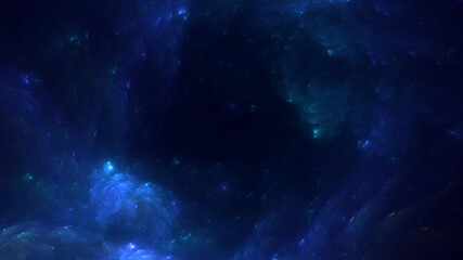 3D rendering abstract multicolor technology fractal light background