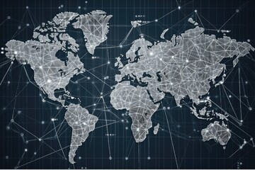 Worldmap Technology Network. Generative AI 