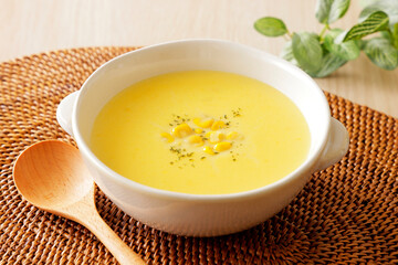 コーンポタージュスープ　Corn soup
