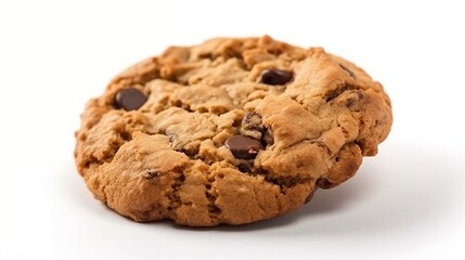 chocolate chip cookies isolated