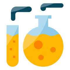 chemicals flat icon