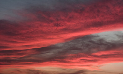 cloud at sunset