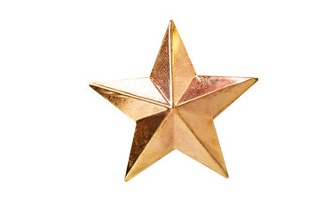 gold star isolated 