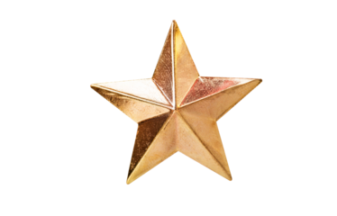 gold star isolated 