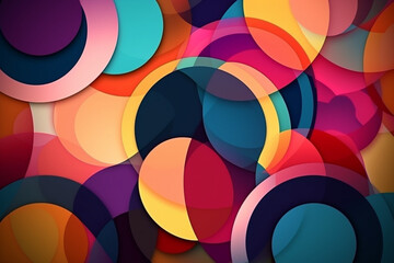 Fototapeta na wymiar Abstract Colourful Background | Generative Ai 