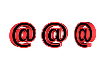 bundle of at sign icon png