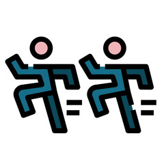 People filled outline icon