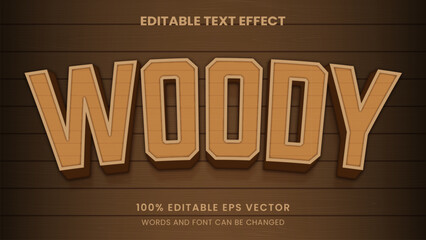 wood 3d graphic style editable text effect
