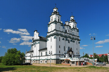 Bialystok - the largest city in northeastern Poland and the capital of the Podlaskie Voivodeship. Church of the Resurrection.