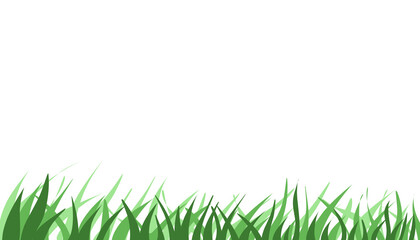 Background illustration with green grass image