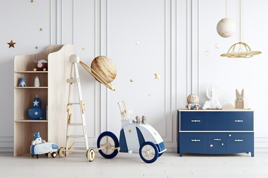 Cosmic Playground: Universe-Themed Kids Room with Space-Inspired Decor