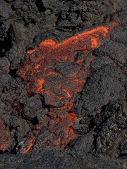 Volcano eruption  in Mt. Fagradalsfjall August 2022
