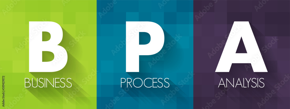 Poster bpa business process analysis - methodology to understand the health of different operations within 