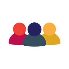 Group icon. sign for mobile concept and web design. vector illustration