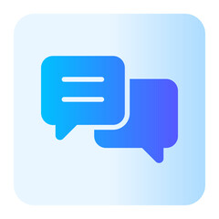 chat gradient icon